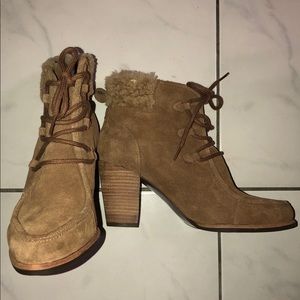 Ugg heeled lace up boots *send me your best offer*